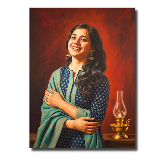 Custom Oil Painting – Canvas Print | Personalized Portrait Artwork