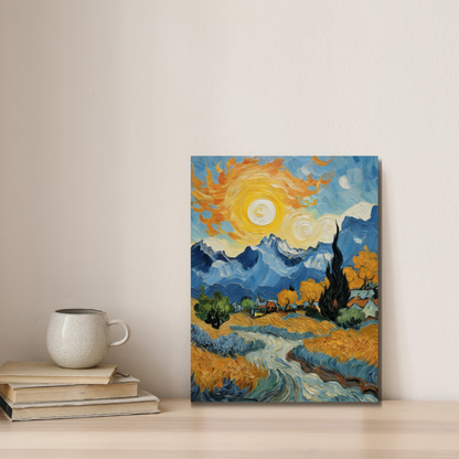 Swirling Sunlit Serenity - Canvas Art